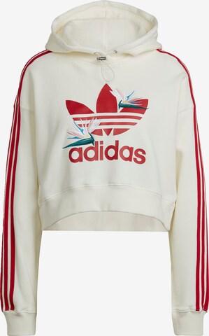 ADIDAS ORIGINALS Sweatshirt 'Thebe Magugu' in Weiß: predná strana