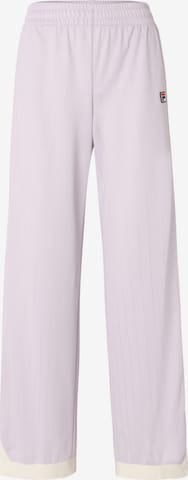 FILA Regular Housut 'LORCE' värissä lila: etupuoli