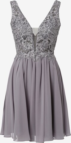 Laona Cocktail Dress in Grey: front