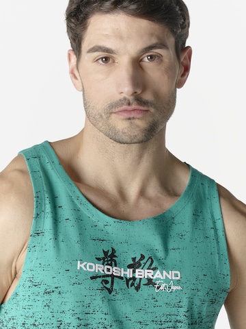 KOROSHI - Camiseta en verde