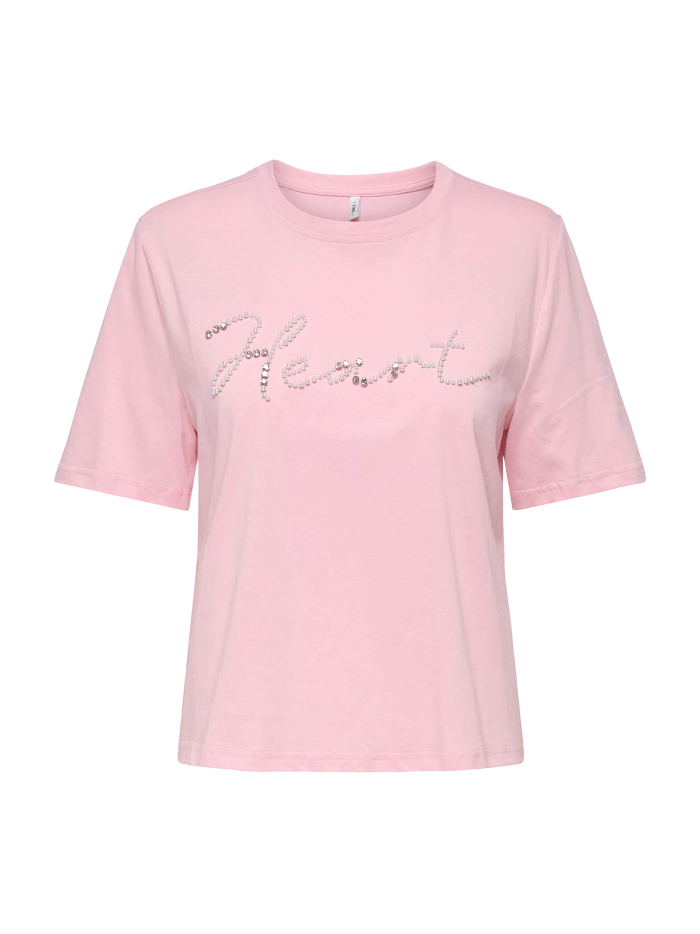 ONLY Футболка 'ONLALICE' в Ярко-розовый: спереди