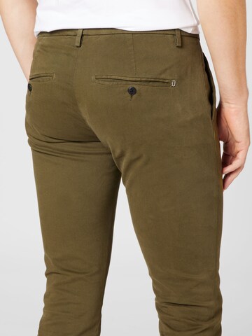 Dondup Slimfit Hose 'GAUBERT' in Grün