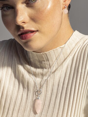 Luxenter Necklace 'Ayom' in Pink: front