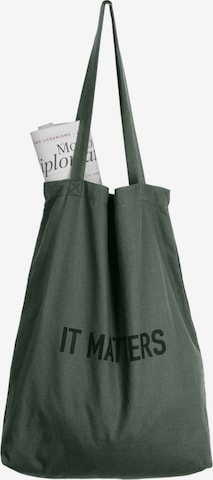 The Organic Company Shopper 'It Matters Bag' (GOTS) in Grün