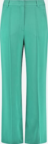 GERRY WEBER Wide leg Pleat-Front Pants in Green: front