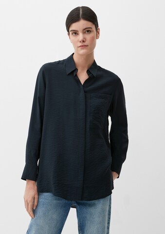 s.Oliver Blouse in Blauw: voorkant