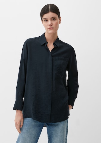 s.Oliver Blouse in Blauw: voorkant