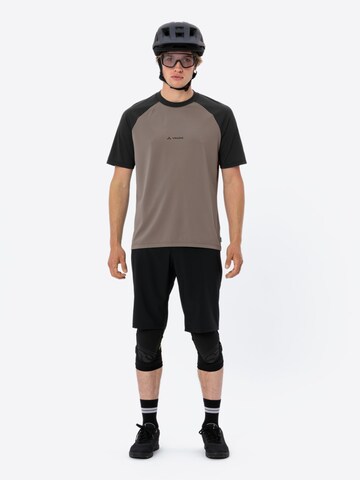 VAUDE Functioneel shirt 'Loamer' in Bruin