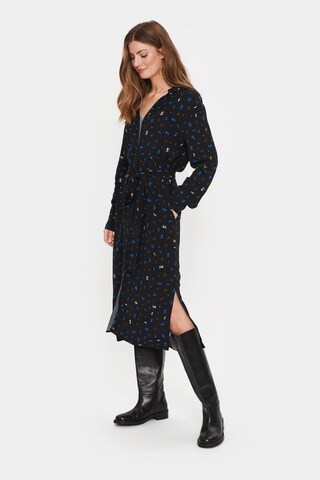 SAINT TROPEZ Shirt dress in Black