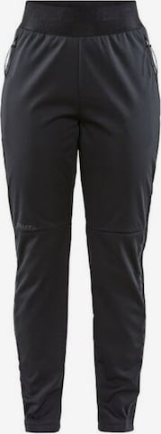 Craft Tapered Workout Pants in Black: front