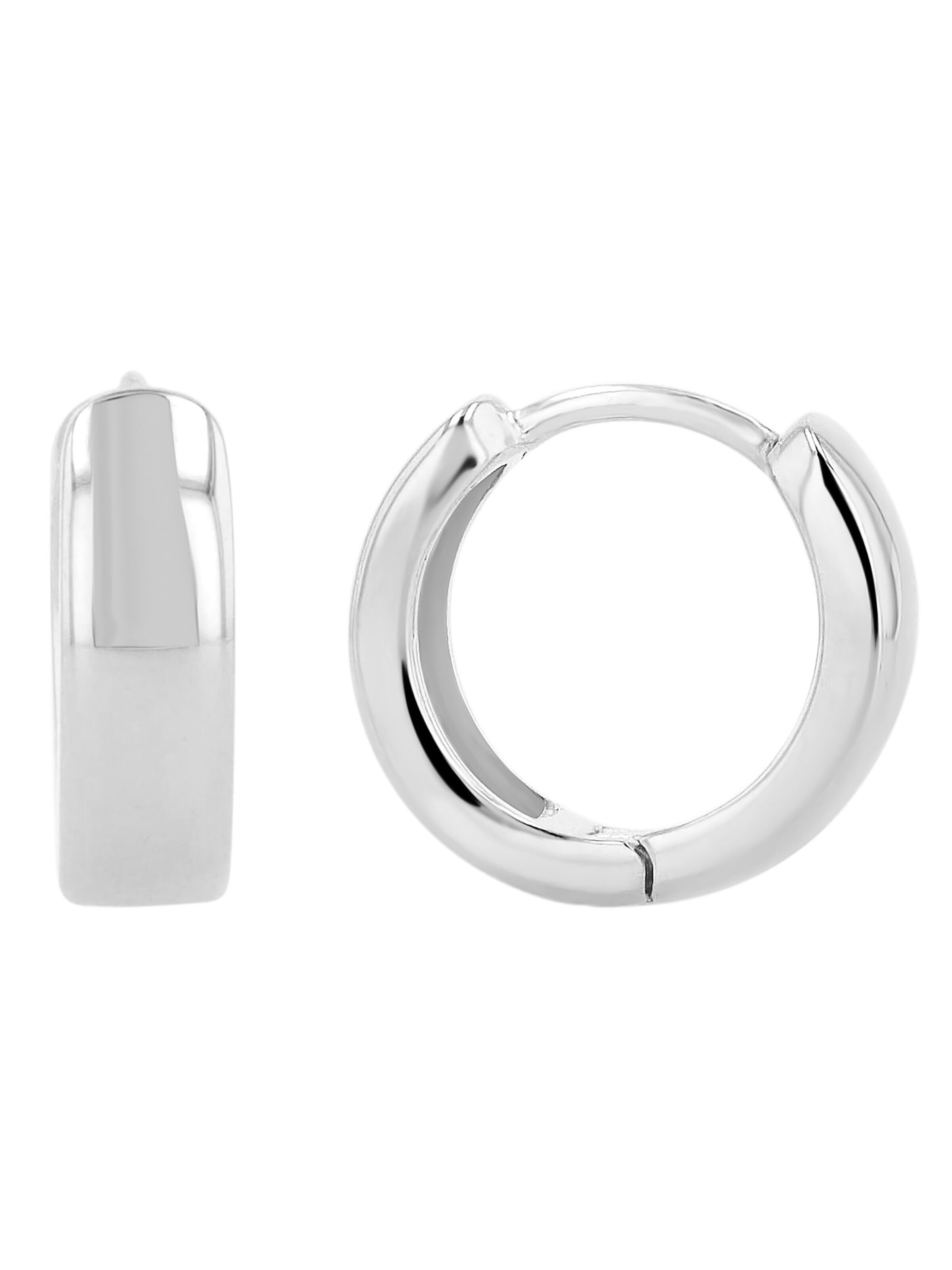 Akzent Earrings '"Maithe" aus 925 Sterlingsilber, rhodiniert, langlebig' in Silver