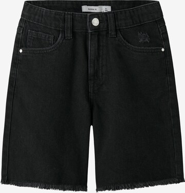 NAME IT Kavbojke 'NKFBella' | črna barva: sprednja stran