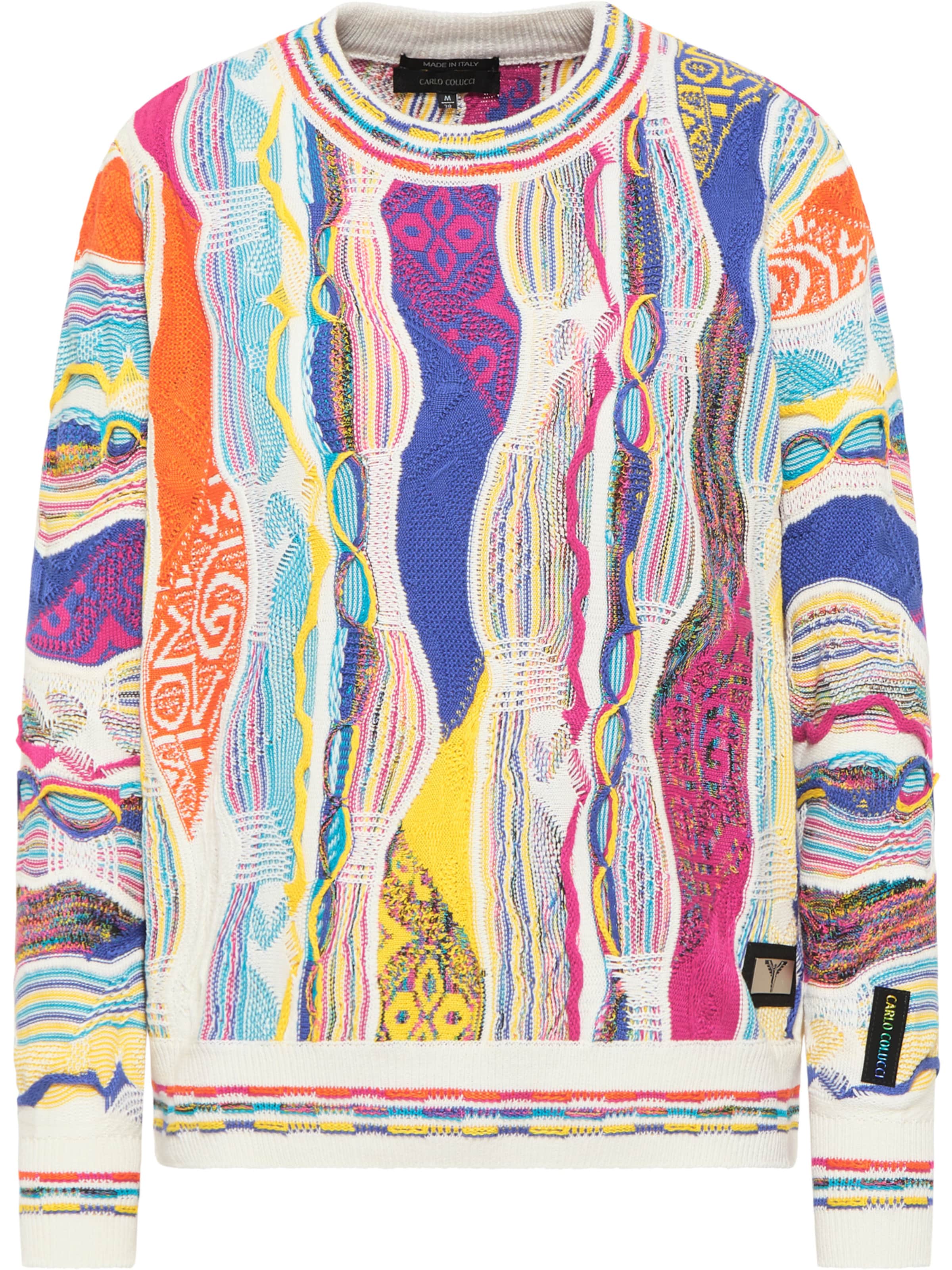 Carlo Colucci Pullover 'Conteduca' in Mischfarben: Vorderseite