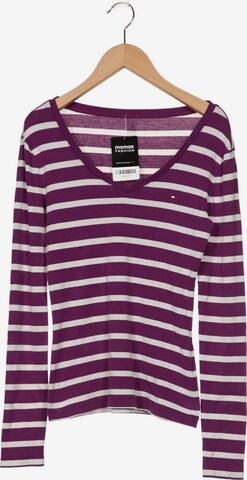 TOMMY HILFIGER Langarmshirt XS in Lila: predná strana