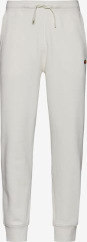 ELLESSE Tapered Sweathose in Weiß: Vorderseite