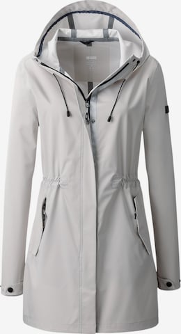 Parka mi-saison 'Insa' LPO en blanc : devant