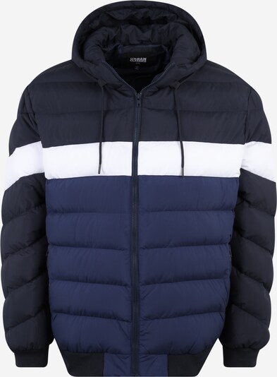 Urban Classics Big & Tall Ziemas jaka tumši zils / tumši zils / balts, Preces skats