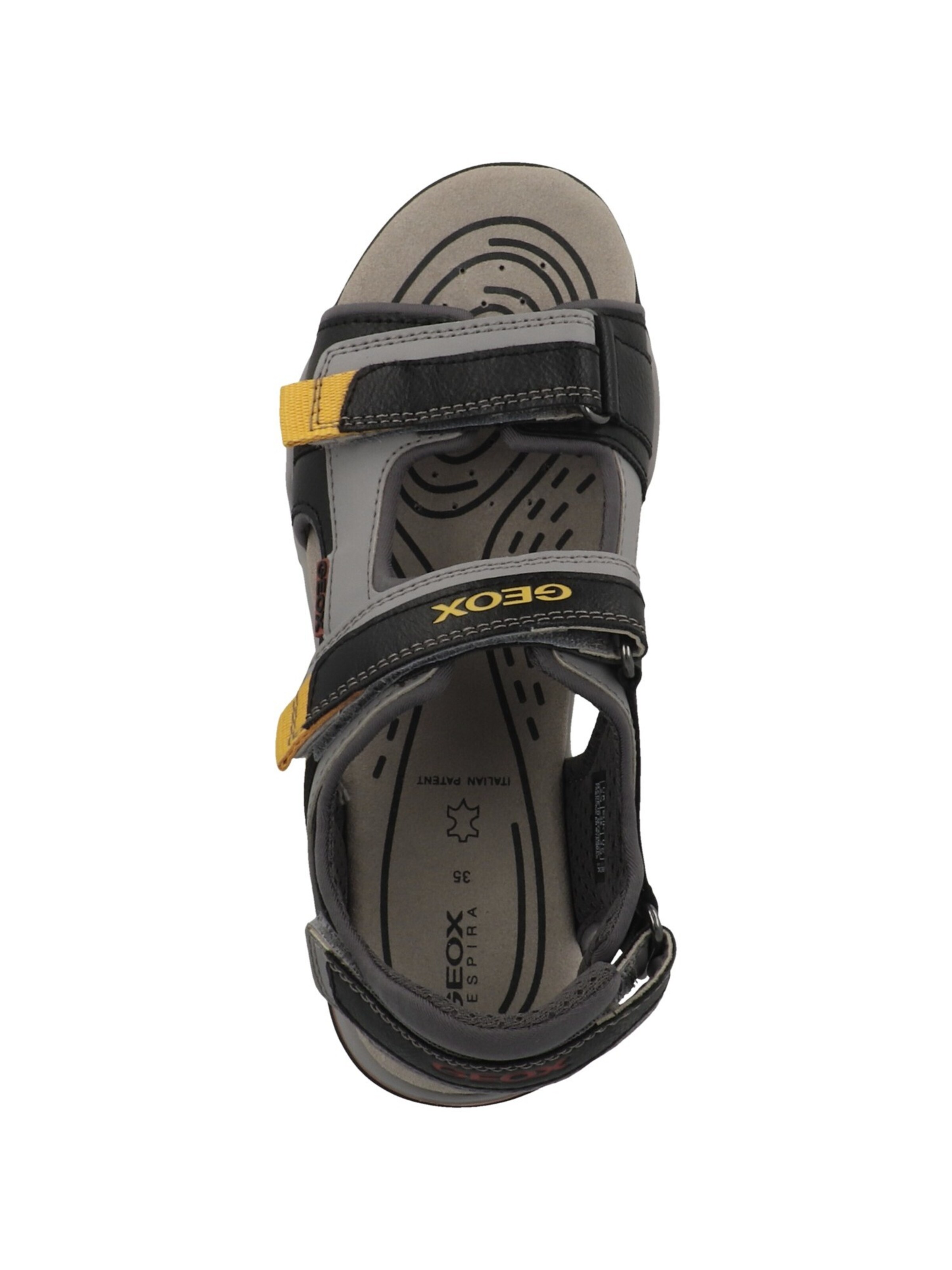 GEOX Open schoenen 'Borealis' in Zwart