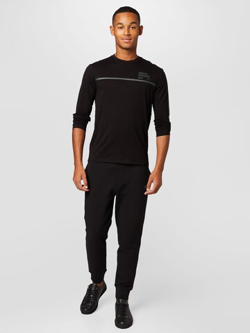 ARMANI EXCHANGE Tapered Trousers in Black