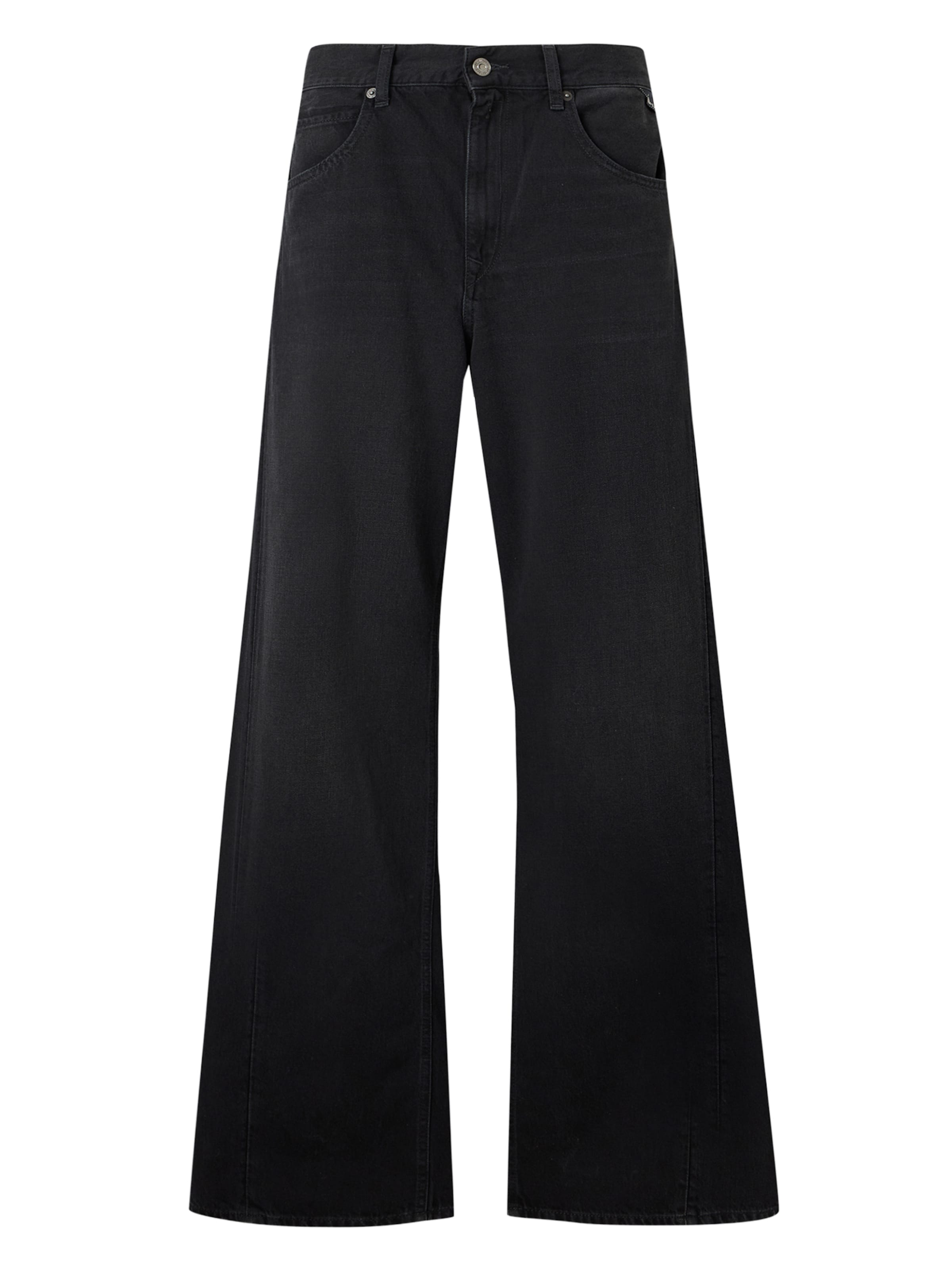 REPLAY Barrel Jeans 'NARJA' in Black: front