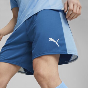 PUMA Regular Workout Pants 'Manchester City' in Blue