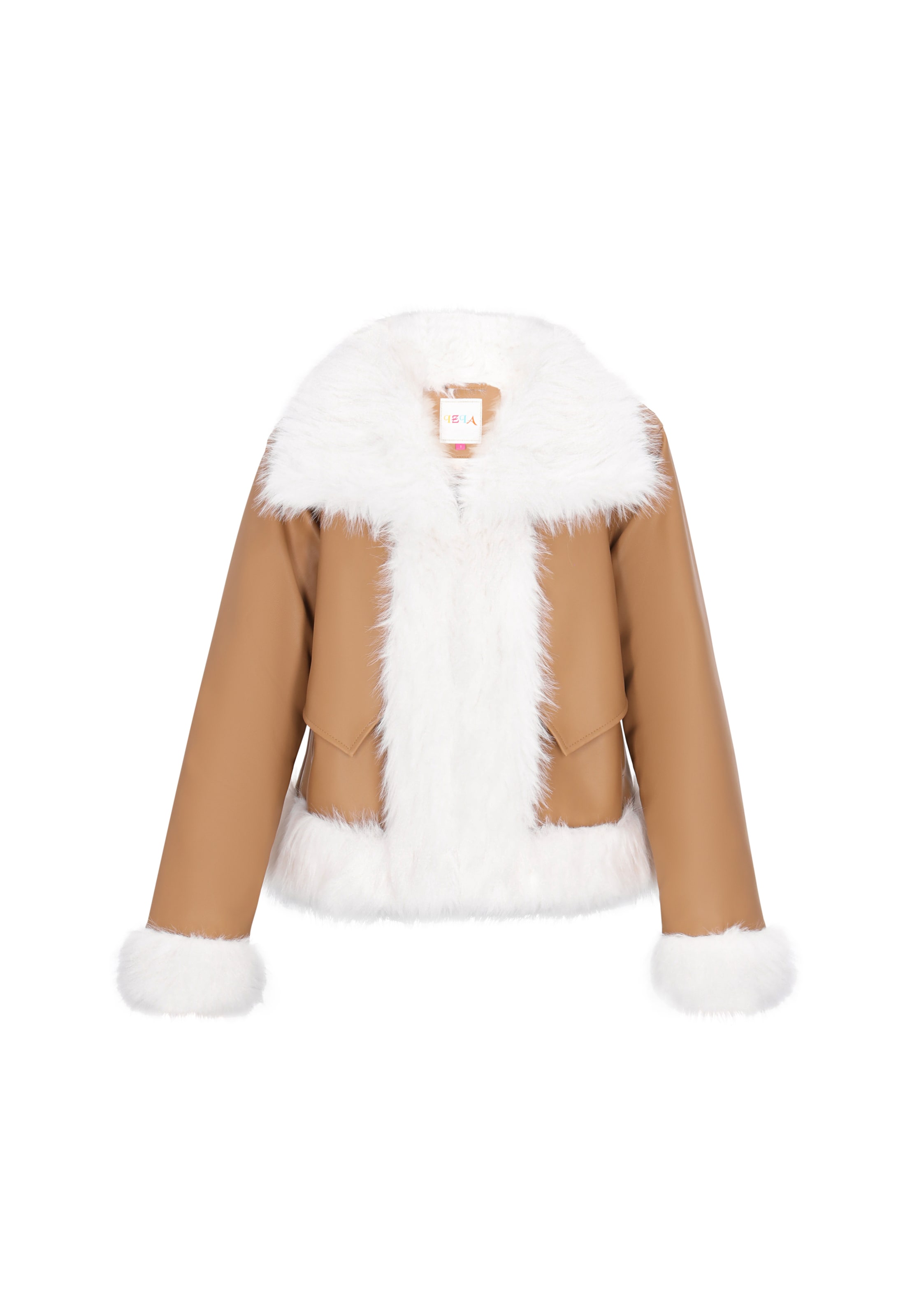 Giacca invernale 'Fashion Look' di IZIA in marrone: frontale