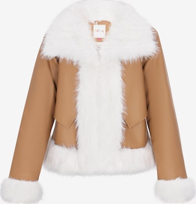 IZIA Zimska jakna 'Fashion Look' u karamela / bijela, Pregled proizvoda