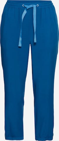 SHEEGO Tapered Pants in Blue: front