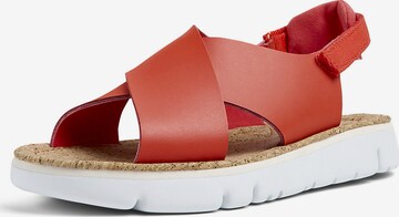 CAMPER Sandals 'Oruga' in Red: front