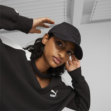 PUMA Cap in Schwarz: predná strana