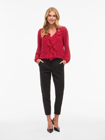 Camicia da donna 'VIAne' di VILA in rosso
