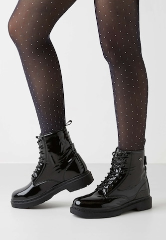 BRITISH KNIGHTS Lace-up bootie 'Blake' in Black: front