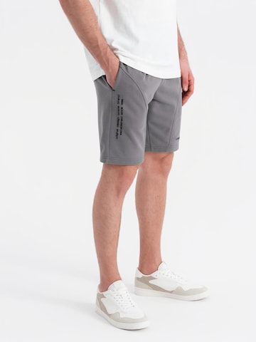 Ombre Regular Trousers in Grey: front