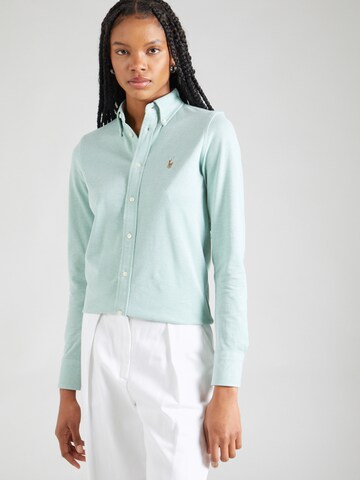 Camicia da donna di Polo Ralph Lauren in verde: frontale