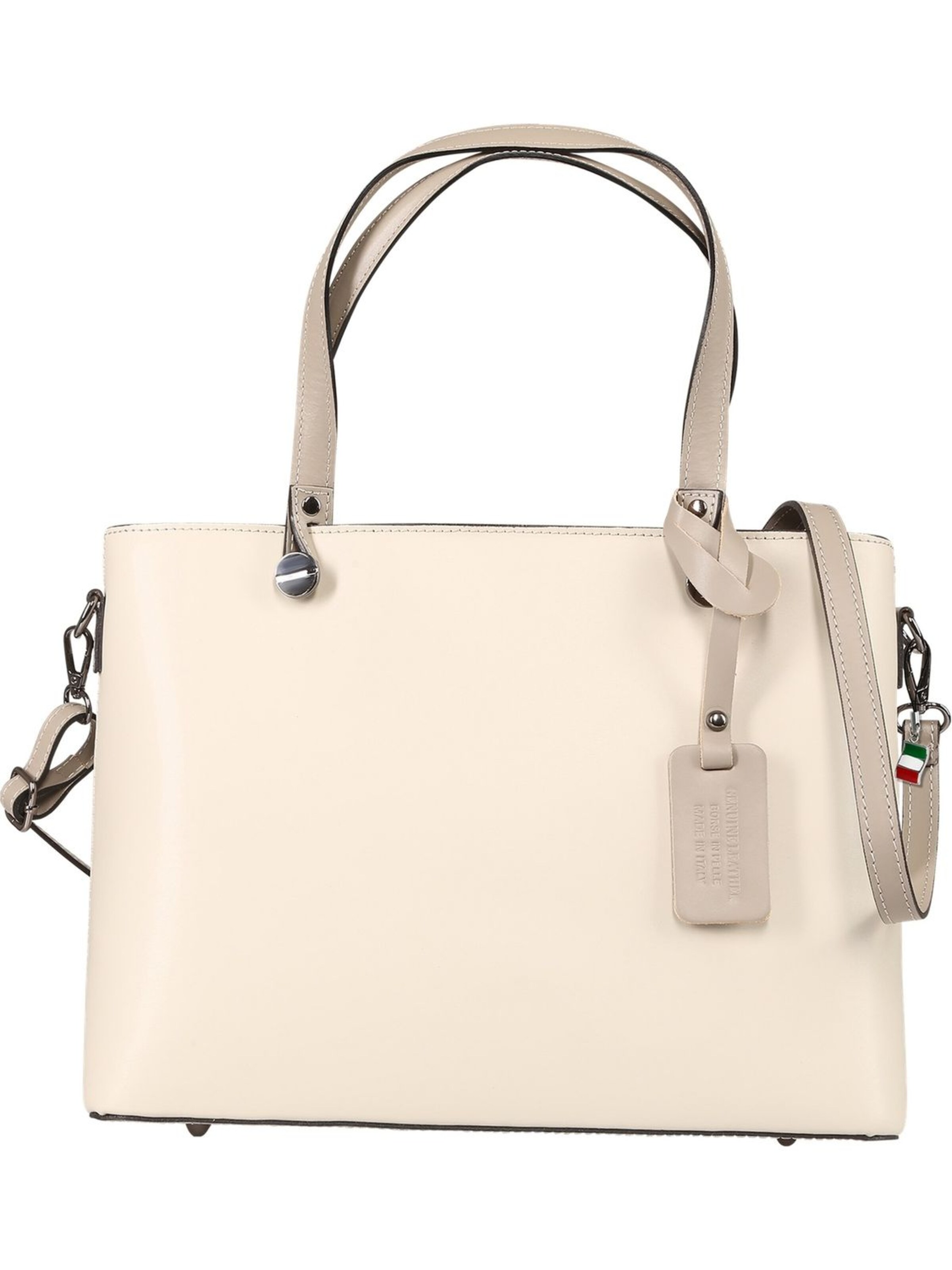 Florence Handtas in Beige: voorkant