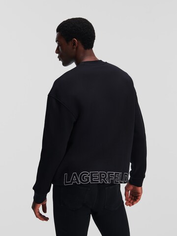 Sweat-shirt 'Bold Hem' Karl Lagerfeld en noir