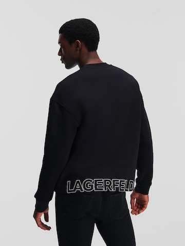 Karl Lagerfeld Sweatshirt 'Bold Hem' i svart