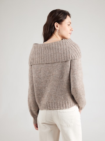 ONLY Pullover 'ONLSHINE' in Braun