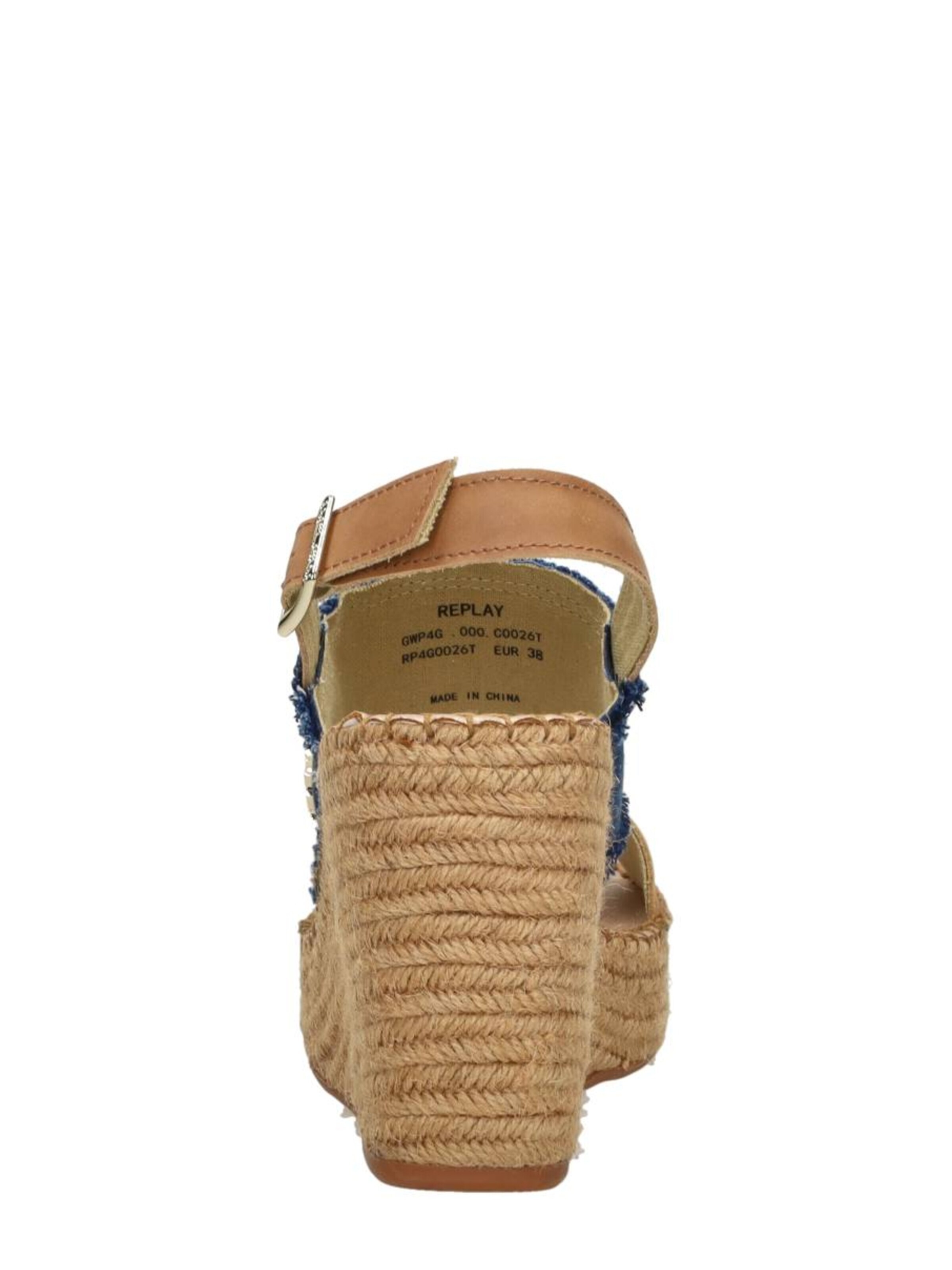 REPLAY Sandalen met riem 'Jess Band' in Blauw