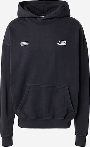 PegadorSweater majica 'LANCE' - crna boja: prednji dio