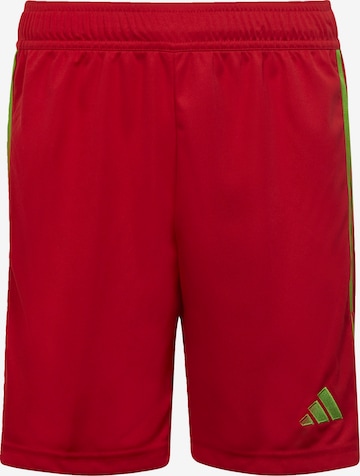 ADIDAS PERFORMANCE Regular Workout Pants 'Tiro 23 League' in Red: front