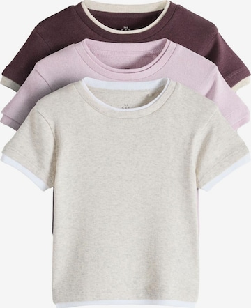 Tricou de la The Set pe bej: față