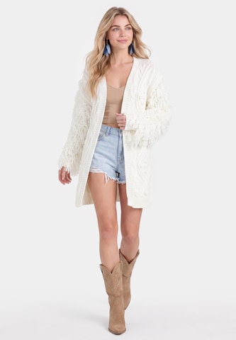 IZIA Gebreid vest in Wit