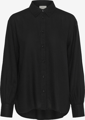Camicia da donna di Kaffe in nero: frontale