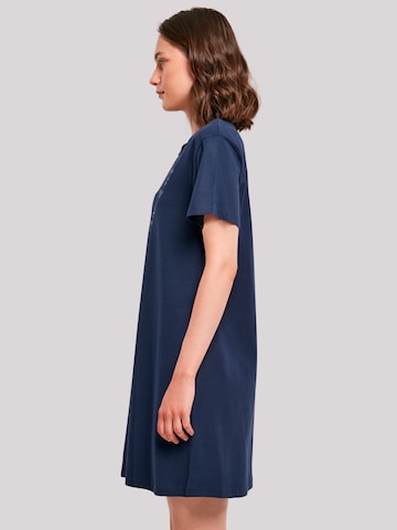 Robe 'Cosmic Moon Boho Line Art' F4NT4STIC en bleu
