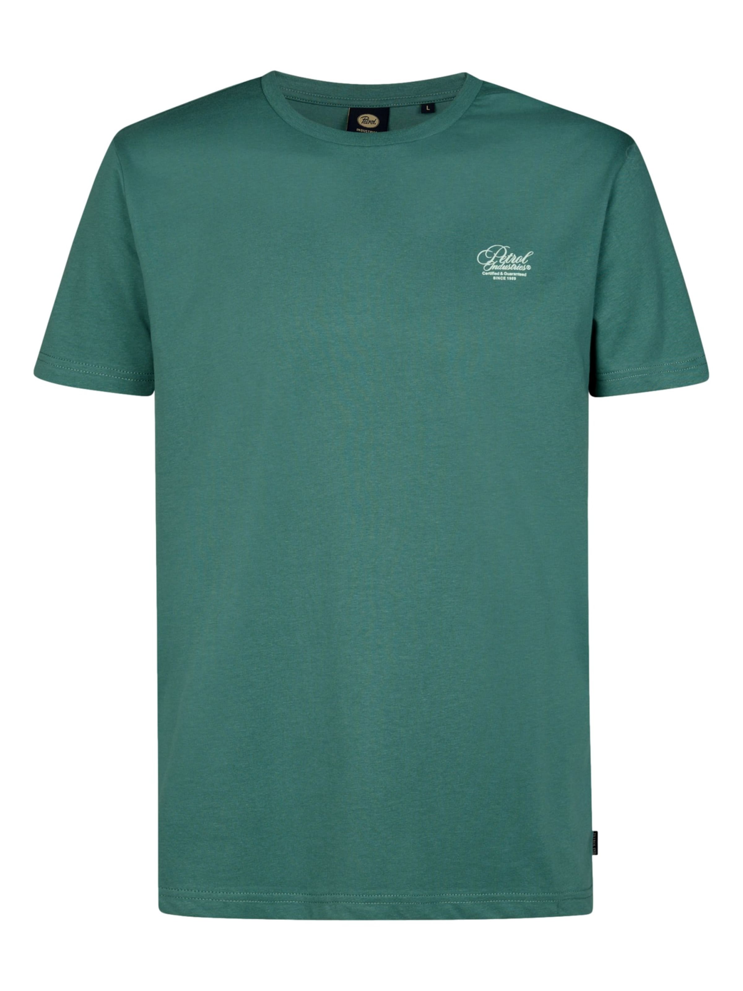 T-Shirt Petrol Industries en vert : devant