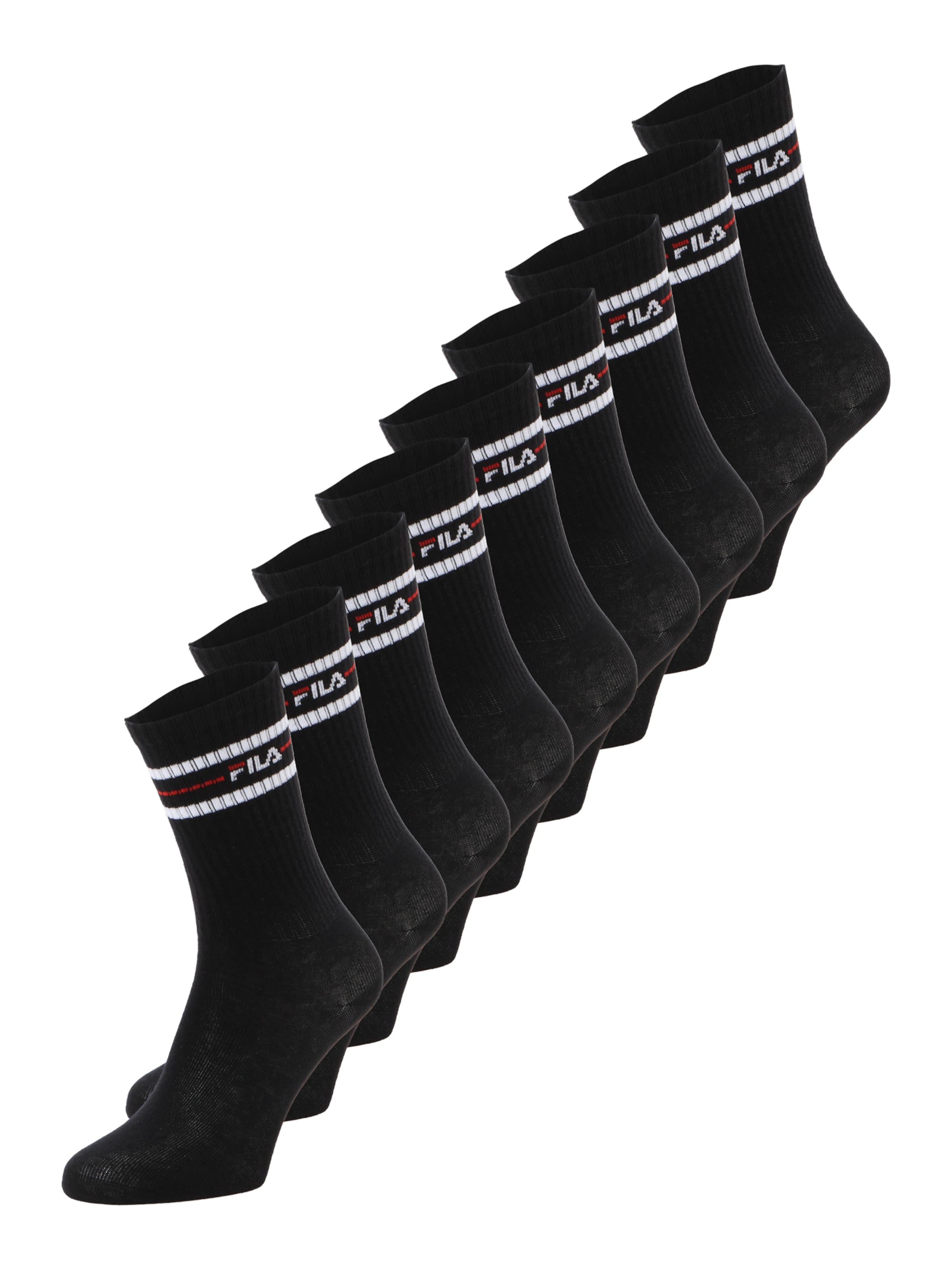 FILA Socken in Schwarz: Vorderseite