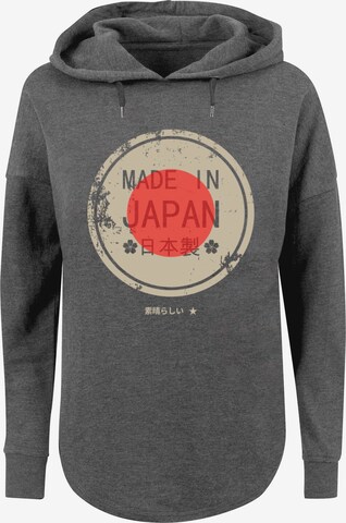 Sweat-shirt 'Made in Japan' F4NT4STIC en gris : devant