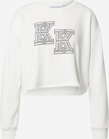 KENDALL + KYLIE Sweatshirt in Wit: voorkant