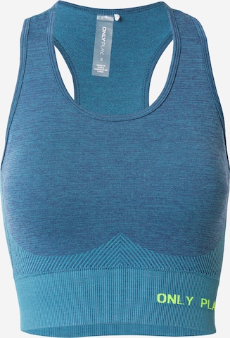 ONLY PLAY Bralette Sports Bra 'JAMINO' in Blue: front